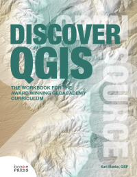 Book cover for Discover QGIS workbook