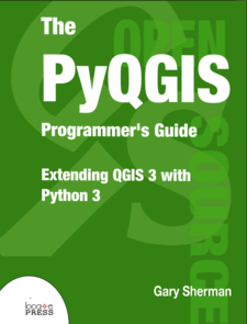 Book cover for PyQGIS Programmer's Guide 3 by Locate Press